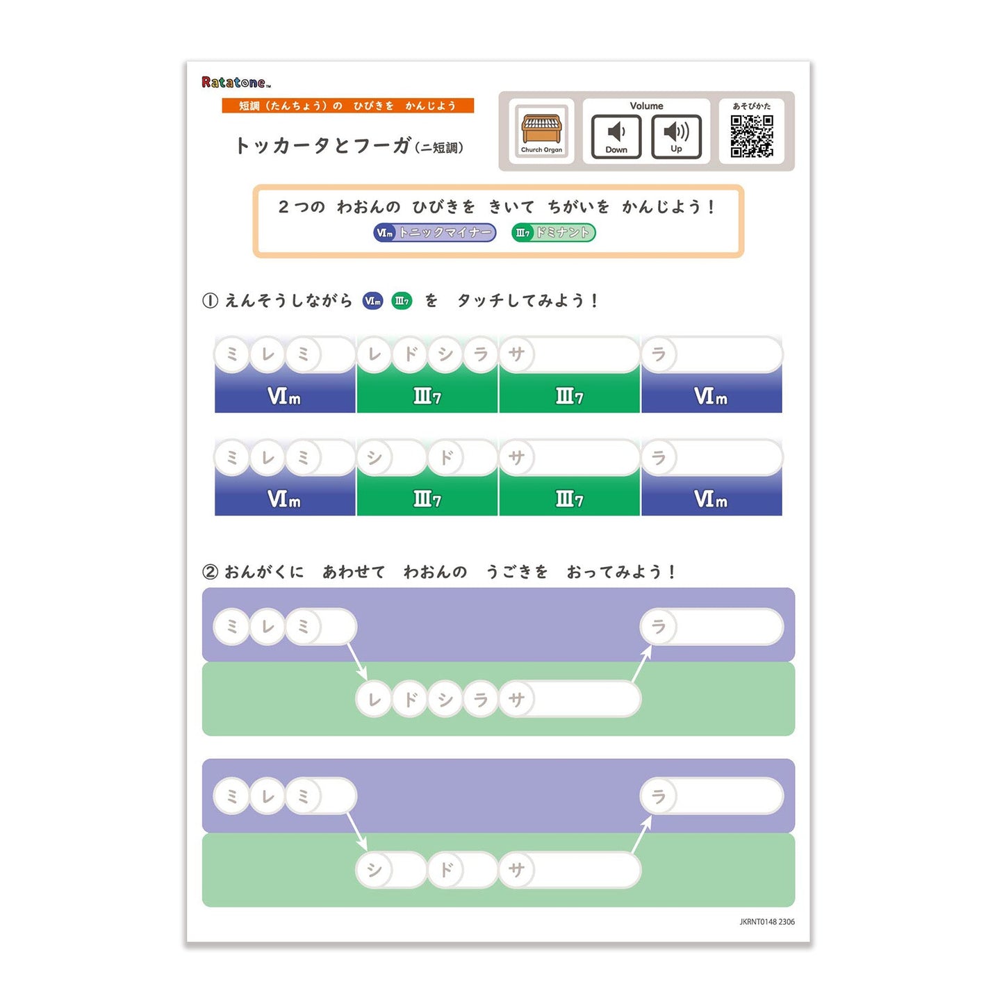 Ratatone  楽譜 短調シリーズ：トッカータとフーガ